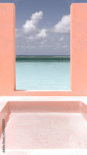 Photo Minimalist Pink Archi...