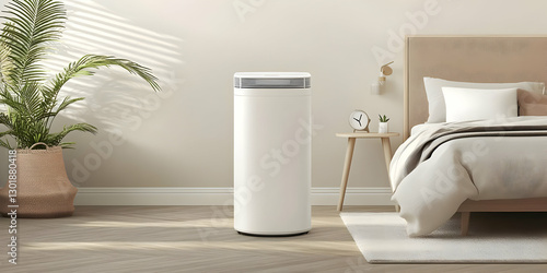 Wallpaper Mural 3D Illustration Bedroom Interior Design Air Purifier Comfort Home Decor Plant Torontodigital.ca