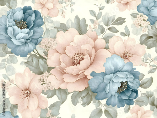 Illustration - Pink and Blu...