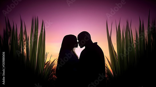 Illustration - Couple Silho...