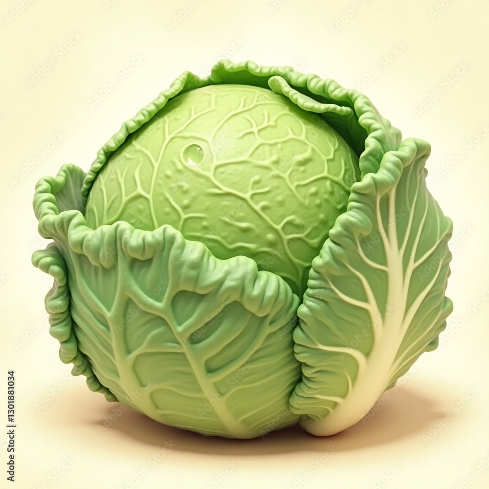 Obraz premium head of cabbage