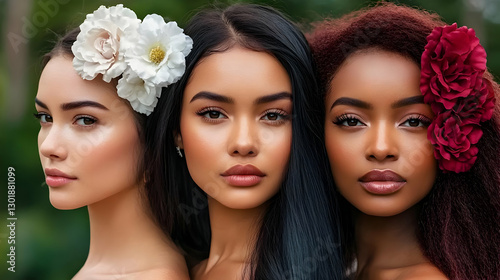 Photo Diverse Beauty Women ...