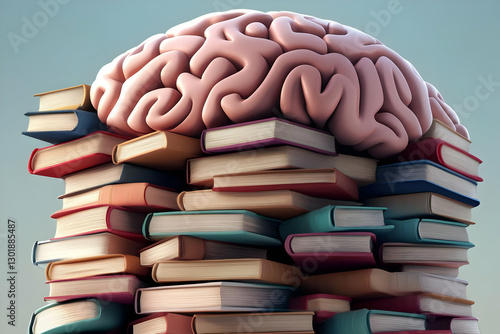 3D Illustration Brain on St...