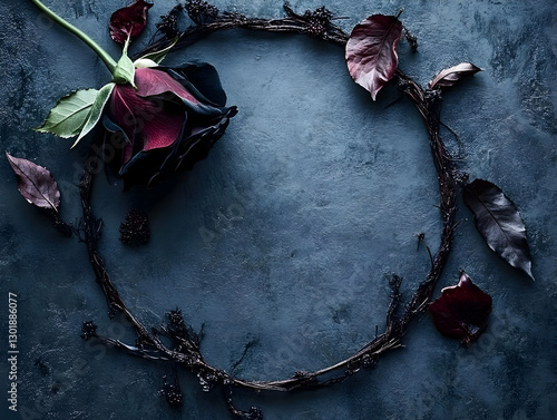 Dark Rose Photography Backg...