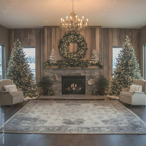 Photo Christmas Living Room...