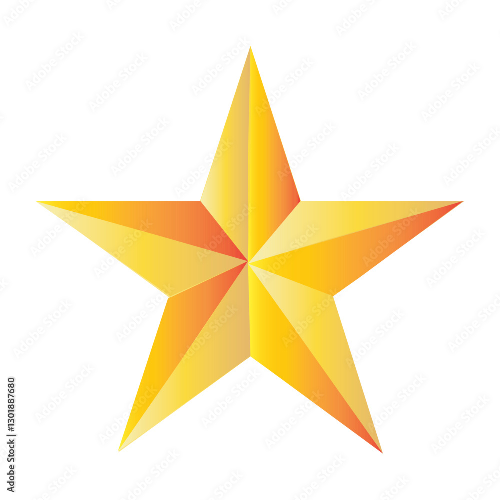 Fototapeta premium gold star