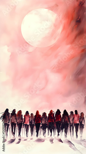 Illustration - Women Walkin...