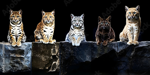 Illustration of Five Wildca...
