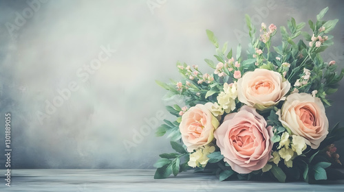 Photo Background - Peach Ro...