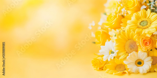 Photo: Yellow Flowers Bouqu...