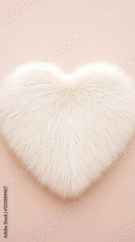3D Illustration Fluffy Whit...