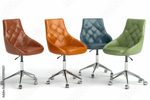 3D Illustration, Office Cha...
