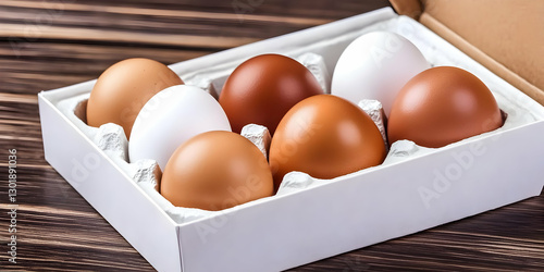 Photo: Fresh Eggs in Carton...
