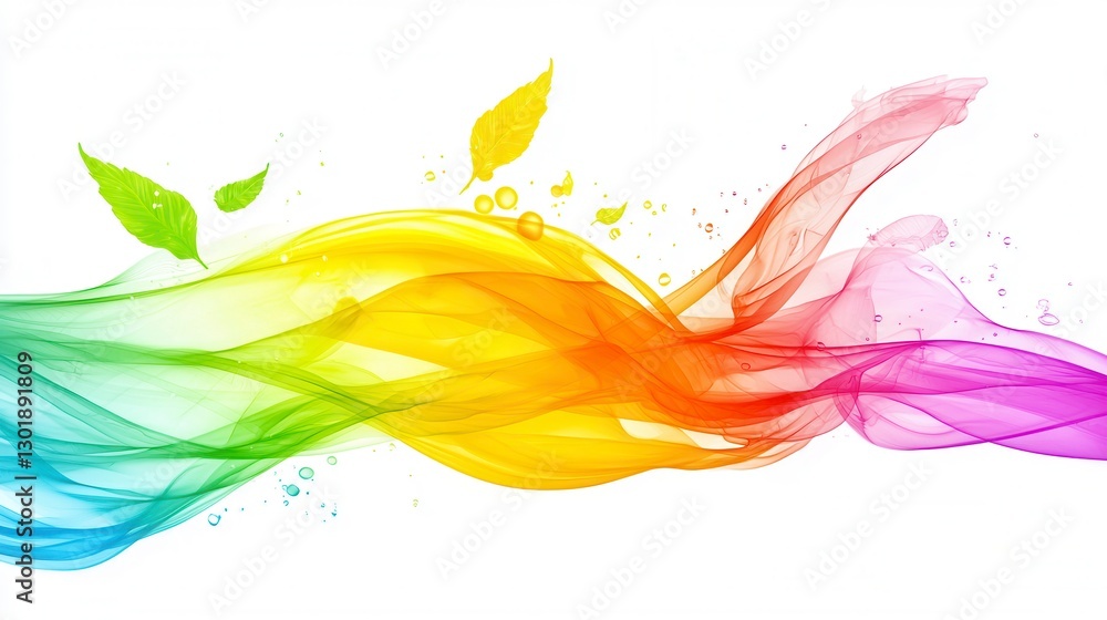 Colorful Abstract Flowing Design Colorful Abstract Flowing Design