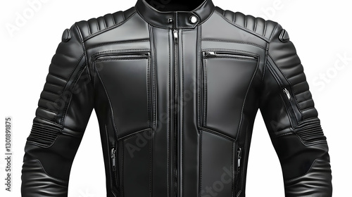 Realistic Image - Black Lea...