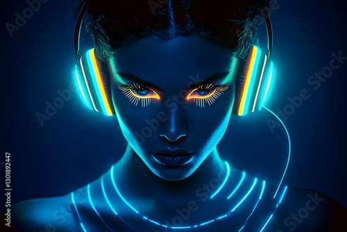 Illustration - Neon Glow Mu...