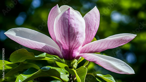 Photo: Pink Magnolia Blosso...