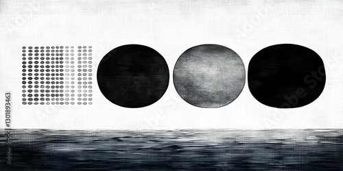 Abstract GrayScale Circles ...