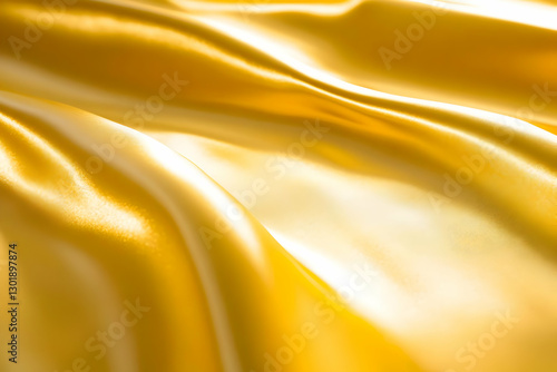 Wallpaper Mural Abstract Background - Golden Silk Fabric Texture Torontodigital.ca