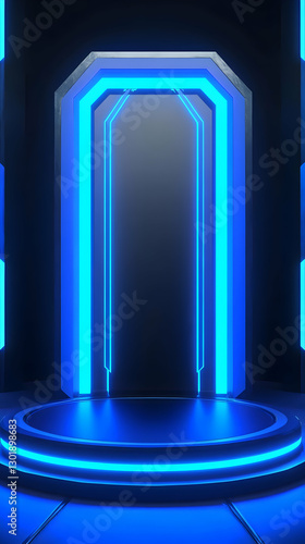 3D Illustration - Futuristi...