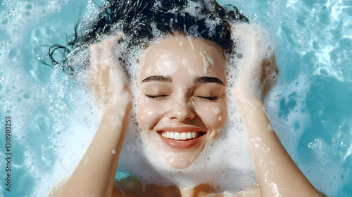 Photo - Woman Smiling in Bl...