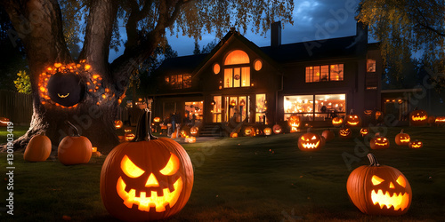 Illustration, Halloween Nig...