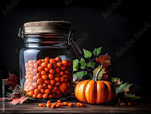Illustration of Autumn Stil...