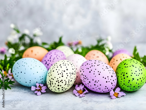 Photo Colorful Easter Eggs ...