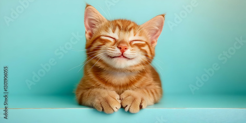 Photo Adorable Ginger Kitte...