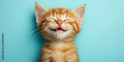Photo Cute Ginger Kitten Sm...