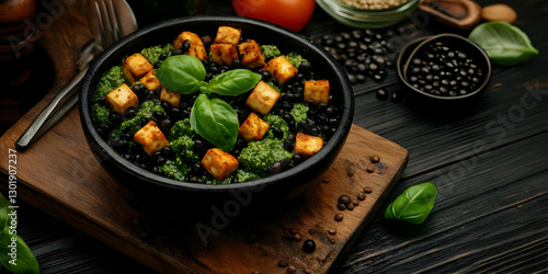 Photo, Vegan Cuisine Green ...