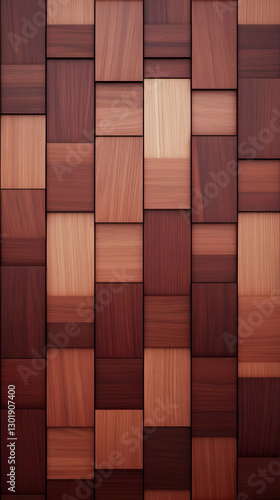 3D Illustration Wood Panel ...