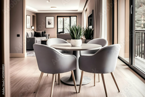 Modern Apartment Dining Are...
