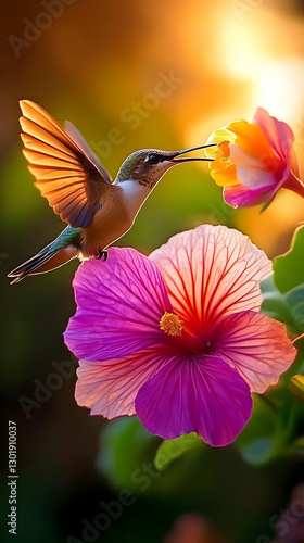 Illustration of Hummingbird...