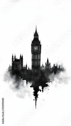 Illustration - Clock Tower,...