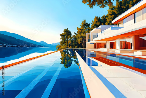 Illustration - Modern Lakes...
