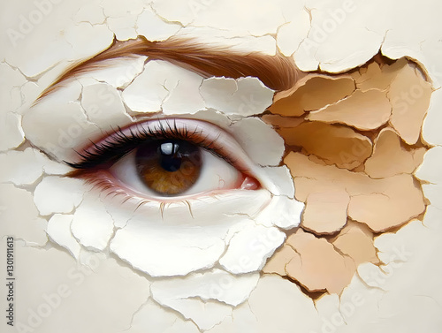 Illustration Cracked Skin E...