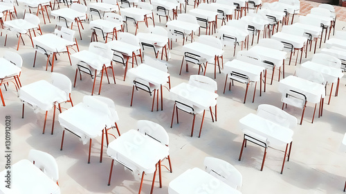 Photo- White Classroom Chai...