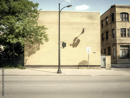 Photo Urban Street Corner w...
