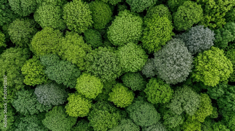 Aerial View of Lush Green Plants with Textured Surface Aerial View of Lush Green Plants with Textured Surface