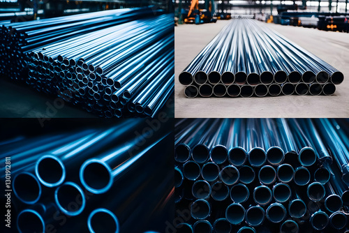 Photo Steel Pipes Industry ...