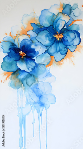 Abstract Illustration - Blu...