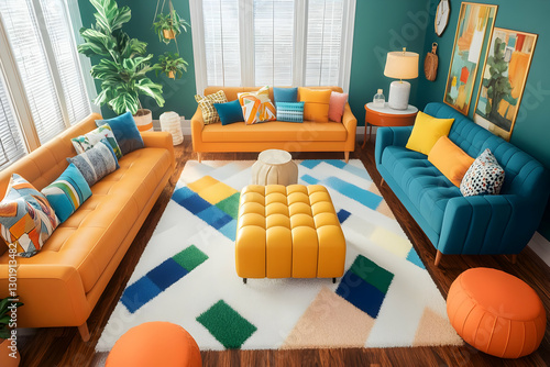 3D Illustration Interior De...