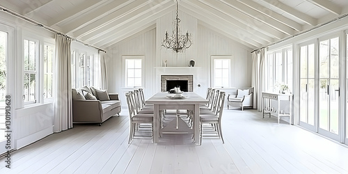 Illustration White Dining R...