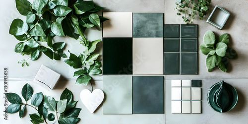 Photo Flat Lay Interior Des...