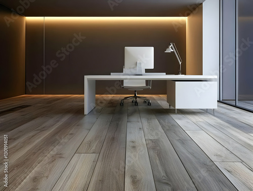 3D Illustration Modern Offi...