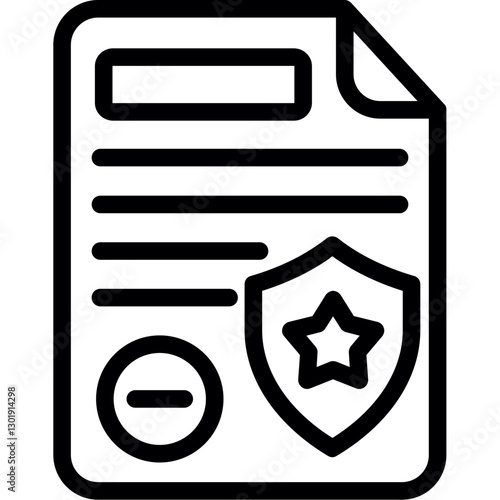 Search Warrant Icon