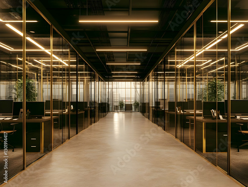Modern Office Interior Illu...