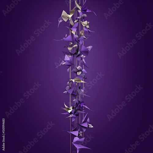 Illustration of Purple Orig...