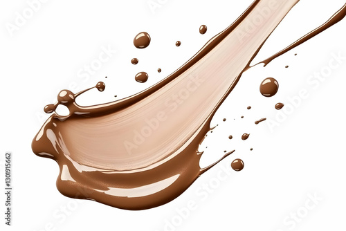 3D Illustration Liquid Choc...
